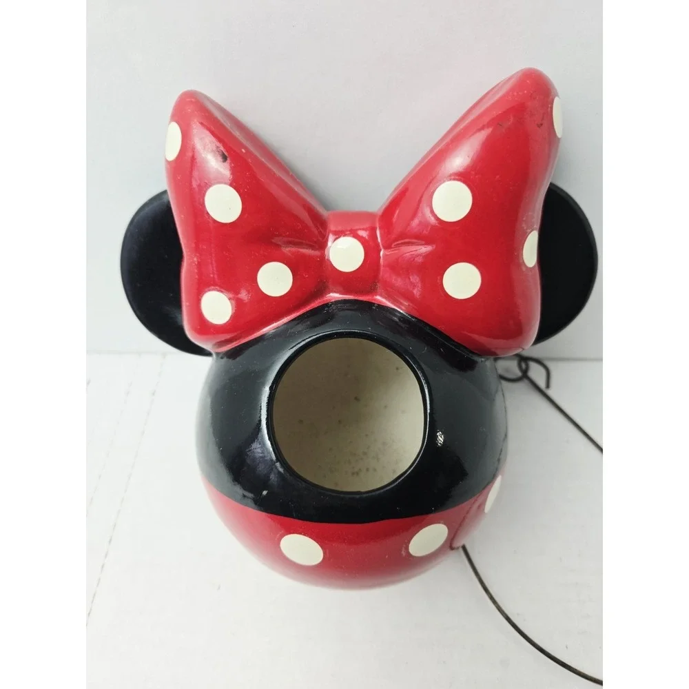 Disney Mickey Mouse ceramic birdhouse Minnie‎ Mouse